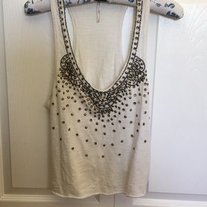 Free people beaded shirt